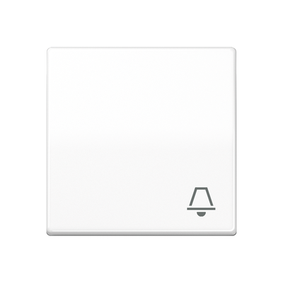 Wippe, Symbol Klingel, Duroplast, Serie AS, alpinweiß