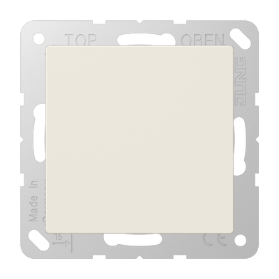 Blind-Abdeckung (gerastet), Thermoplast, Serie AS, weiß