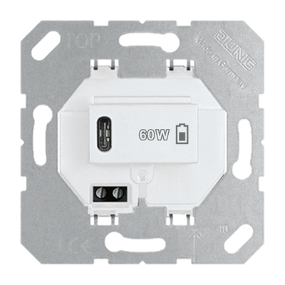 USB-Ladegerät PD, 1 x Typ C, alpinweiß