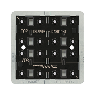 KNX Tastsensor-Modul Universal, 1fach, F40, Secure, Serie CD