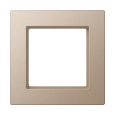 Rahmen 1fach, senkrechte und waagerechte Montage, Thermoplast lackiert, A 550, champagner