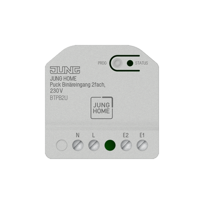 JUNG HOME Puck Binäreingang 2fach, 230 V ~