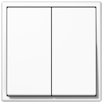 Matter Taster 2fach, batterieversorgt, Set , 4-kanalig, Serie LS, alpinweiß