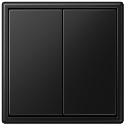 Matter Taster 2fach, batterieversorgt, Set , 4-kanalig, Serie LS, graphitschwarz matt