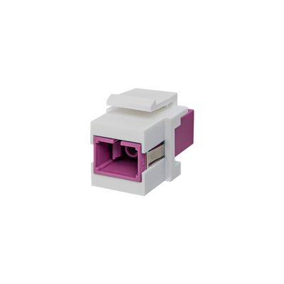 Glasfaser Keystone-Modul, erikaviolett