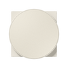Abdeckung für kabelloses Laden, Thermoplast, Serie AS, weiß (ivory)