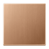 Wippe 1fach, Metall, PVD-beschichtet, Serie LS, Bronze gebürstet
