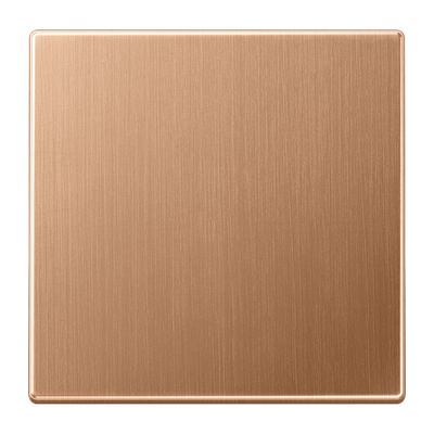 Wippe 1fach, Metall, PVD-beschichtet, Serie LS, Bronze gebürstet