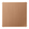 Blind-Abdeckung (gerastet), Metall, PVD-beschichtet, Serie LS, Bronze gebürstet