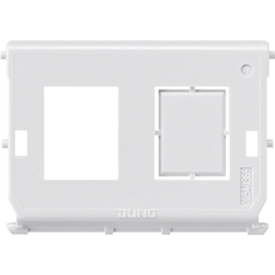 Montage-Einsatz 2fach, Universalmodul, RJ 45 System