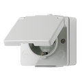SCHUKO®-Steckdose, 16 A 250 V ~, senkrecht, IP 44, WG 600