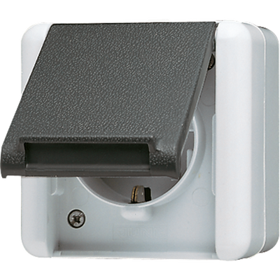 SCHUKO®-Steckdose, 16 A 250 V ~, senkrecht, IP 44, WG 800