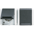 SCHUKO®-Zweifach-Steckdose, verdrahtet, 16 A 250 V ~, waagerecht, IP 44, WG 800