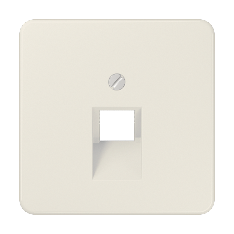 Abdeckung für IAE/UAE-Anschlussdosen, 1 x 8-polig, Thermoplast, Serie CD, weiß (ivory)