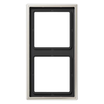 Rahmen 2fach, LS 990, IP 44, Edelstahl, senkrechte und waagerechte Montage