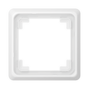 Rahmen 1fach, CD PLUS, Duroplast, alpinweiß, senkrechte und waagerechte Montage