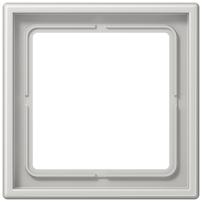 Rahmen 1fach, LS 990, IP 44, Duroplast, lichtgrau, senkrechte und waagerechte Montage
