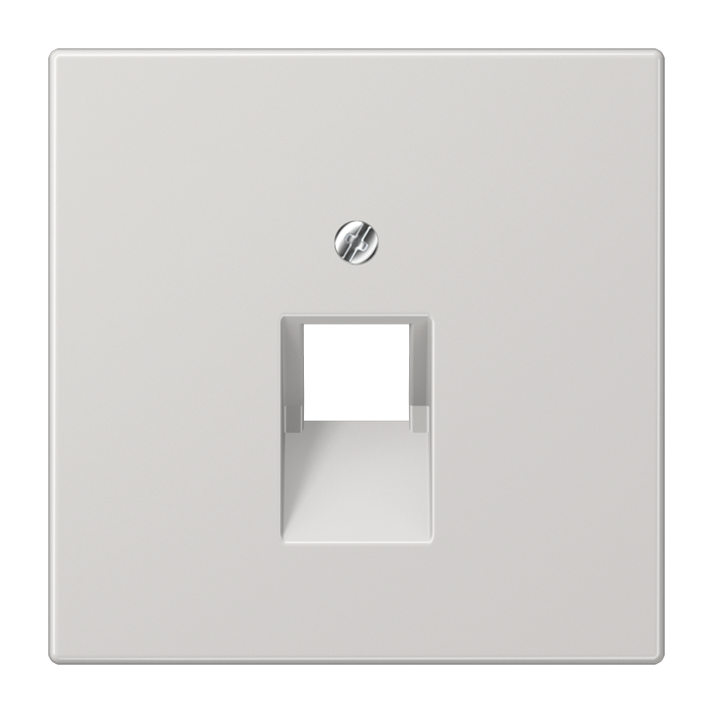 Abdeckung für IAE/UAE-Anschlussdosen, 1 x 8-polig, Thermoplast, Serie LS, lichtgrau