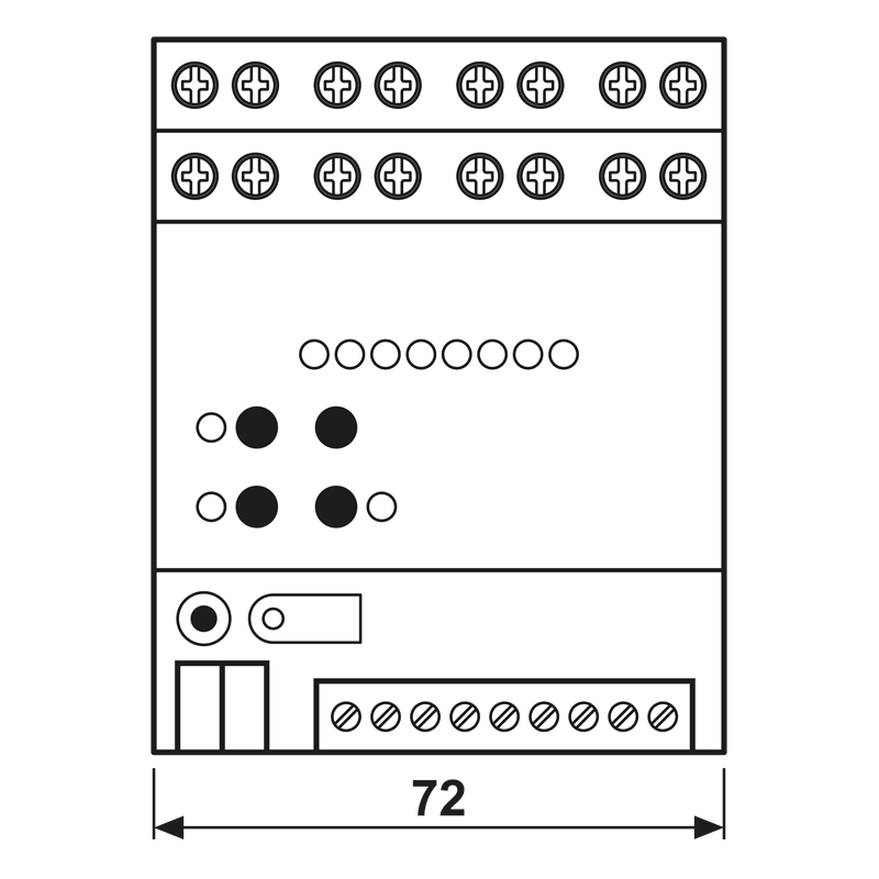 KNX Multistation, REG, 4 TE, Secure – Bild 2 von 2