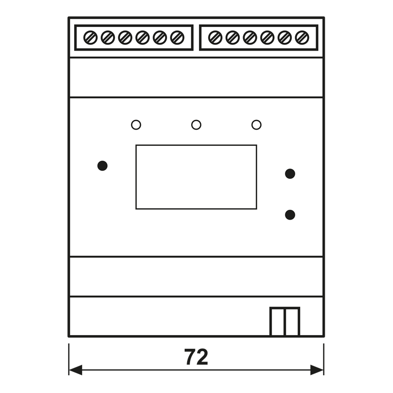 KNX LED-Controller 5fach, REG, 4 TE, Secure – Bild 2 von 2
