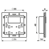 KNX Raumcontroller-Modul, 3fach, F40, Secure, Serie LS