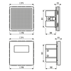 Smart Radio DAB+, Set Mono 1fach, Serie LS, alpinweiß