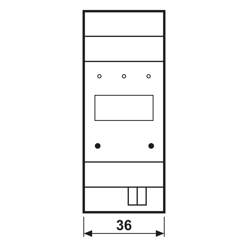 KNX IP-Router, REG, 2 TE, Secure – Bild 2 von 2