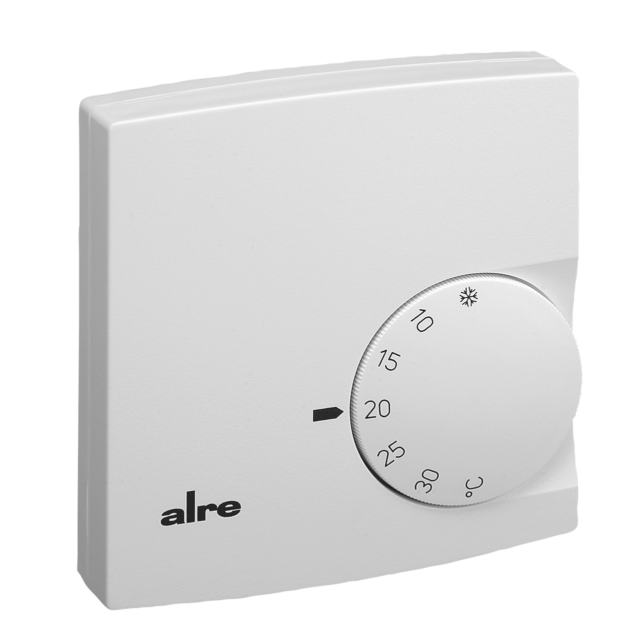 Raumtemperaturregler, Aufputz, 5…30°C, 230VAC, Öffner, ECO-Funktion
