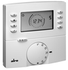 Raumtemperaturregler mit Uhr, Aufputz