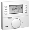 Fußbodentemperaturregler mit Uhr, Aufputz, Fernfühler NTC2K, Hintergrundbeleuchtung