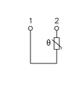 Raumtemperaturfühler, PT100, Aufputz superflach
