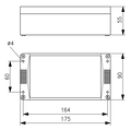 Klemmenleiste, H-/K-Umschaltung über externen Kontakt, Pumpenlogik, max. 5 Raumthermostate und 20 Stellantriebe, IP20