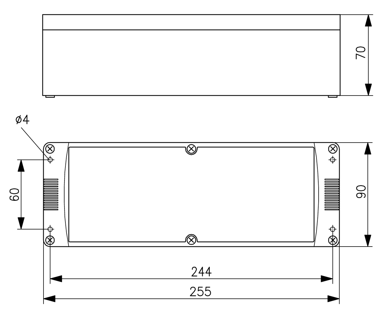 Klemmenleiste, H-/K-Umschaltung über externen Kontakt, max. 8 Raumthermostate und 32 Stellantriebe, IP20 – Bild 2 von 2