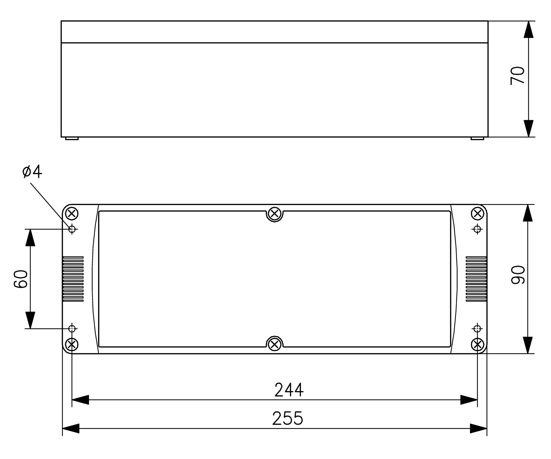 Klemmenleiste, H-/K-Umschaltung über externen Kontakt, max. 8 Raumthermostate und 32 Stellantriebe, IP20 – Bild 2 von 2
