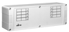 Klemmenleiste, H-/K-Umschaltung über externen Kontakt, max. 8 Raumthermostate und 32 Stellantriebe, IP20