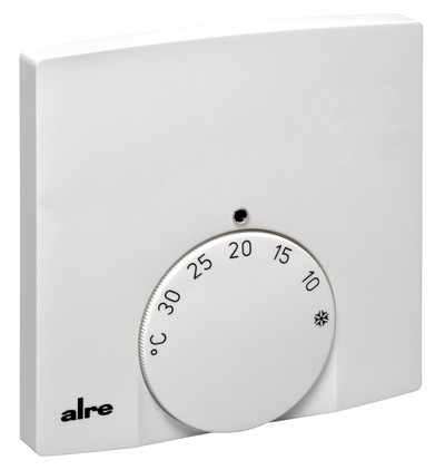 Raumtemperaturregler, Heizen/Kühlen, Aufputz superflach, 24VAC, geräuschlos (Triac)