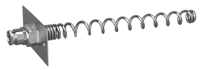 Schutzwendel, 280mm, Stahl vernickelt, Durchmesser InnenxAußen 10,5x17mm