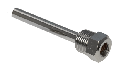 Tauchhülse, 250mm, V4A 1.4571, Durchmesser InnenxAußen 6,3x9mm