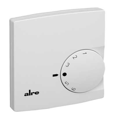 Raumtemperaturregler, Aufputz, 5…30°C, 230VAC, Öffner, Skala 1...6