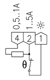 Raumtemperaturregler, Aufputz, 5…30°C, 230VAC, Öffner, 2-Draht-Anschluss