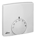 Raumtemperaturregler, Aufputz superflach, 5…30°C, 230VAC, 2(1)A, Öffner