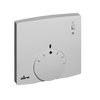 Raumtemperaturregler, Aufputz superflach, 5…30°C, 230VAC, 2(1)A, Wechsler, Schalter Heizen/Kühlen, Skala *…6