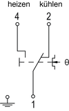Frostschutzthermostat, 6m, IP65, Hysterese +3K, STB, Inneneinstellung, Außenrückstellung
