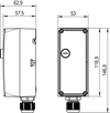 Universalkapillarthermostat, 20…150°C, Hysterese -10…-15K, TB, Inneneinstellung, Außenrückstellung