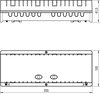 Klemmenleiste, max. 8 Raumthermostate und 16 Stellantriebe, IP20