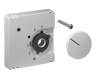 Deckelset für Raumtemperaturregler RTBSU / FTR, 50x50, reinweiß (RAL9010), glänzend