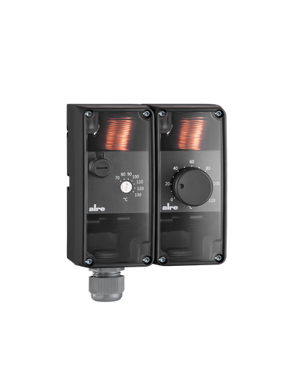 Universalkapillar-Doppelthermostat, TR 0…120°C, STB 70…130°C, Hysterese TR=3K STB=-10…-15K