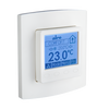 BACnet Raumregler, UP, 230VAC, alre-Rahmen, Abdeckung 50x50mm, reinweiß, glänzend