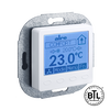 BACnet Raumregler, UP, 230VAC, Abdeckung 50x50mm, reinweiß, glänzend