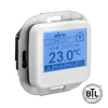 BACnet Raumregler, UP, 230VAC, Abdeckung passend zu BUSCH-JAEGER Reflex SI/SI Linear, reinweiß, glänzend